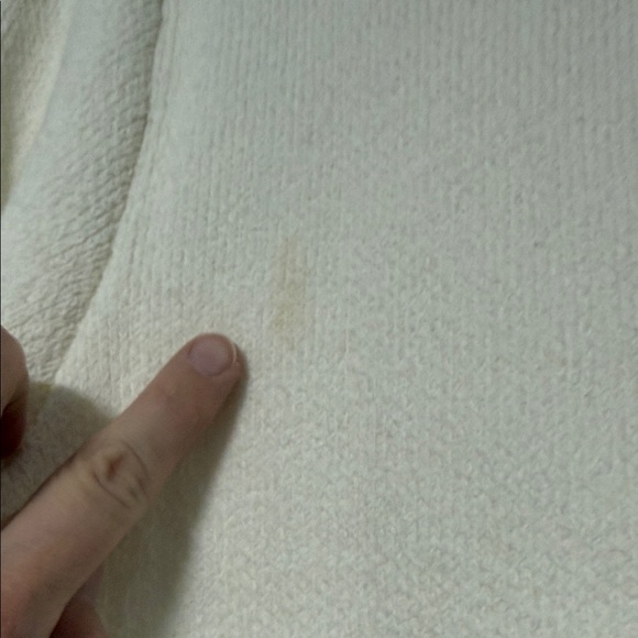 Zara Ivory Knit Sweater with Gold Accents Size L - Picture 4 of 5